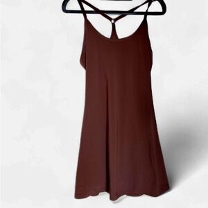 Outdoor Voices Racerback The Exercise Dress Dusty Purple Built In Shorts